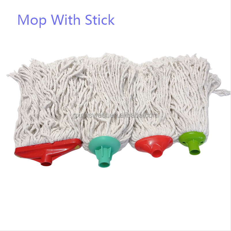 Iron iron Indoor Cleaning iron handle Metal mop with stick