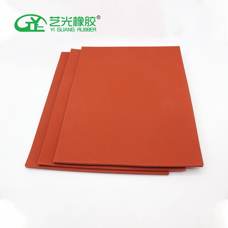 High temperature resistance fire retarding silicone foamed rubber pads sheets gaskets strips for energy storage battery