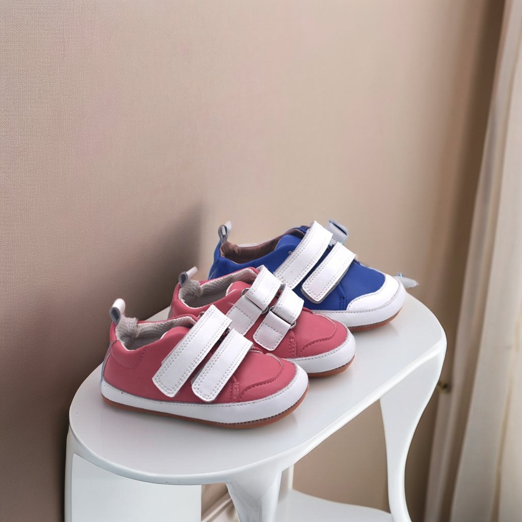 Leather toddler baby casual ergonomic minimalist wide toe box barefoot kids zero drop shoes