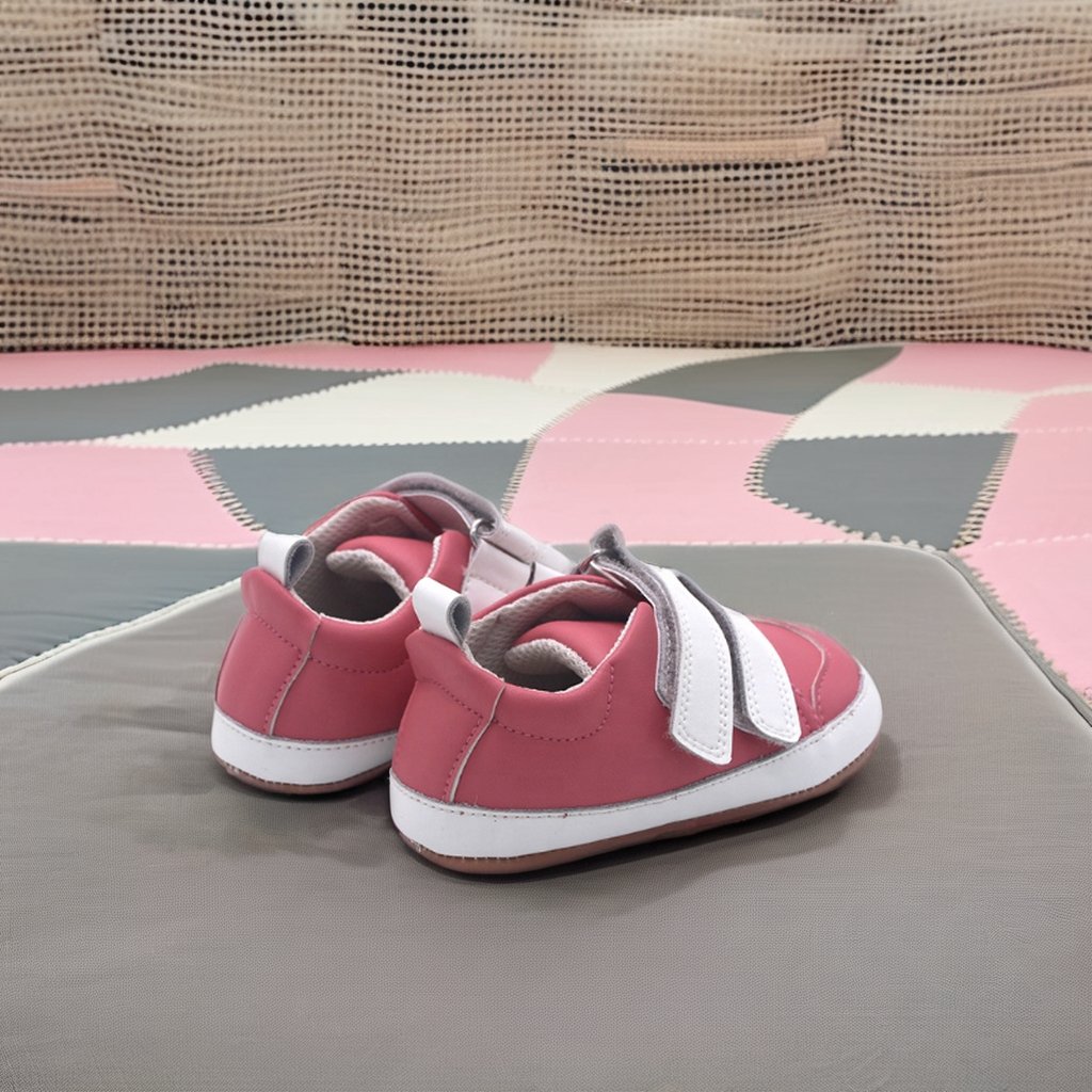 Leather toddler baby casual ergonomic minimalist wide toe box barefoot kids zero drop shoes