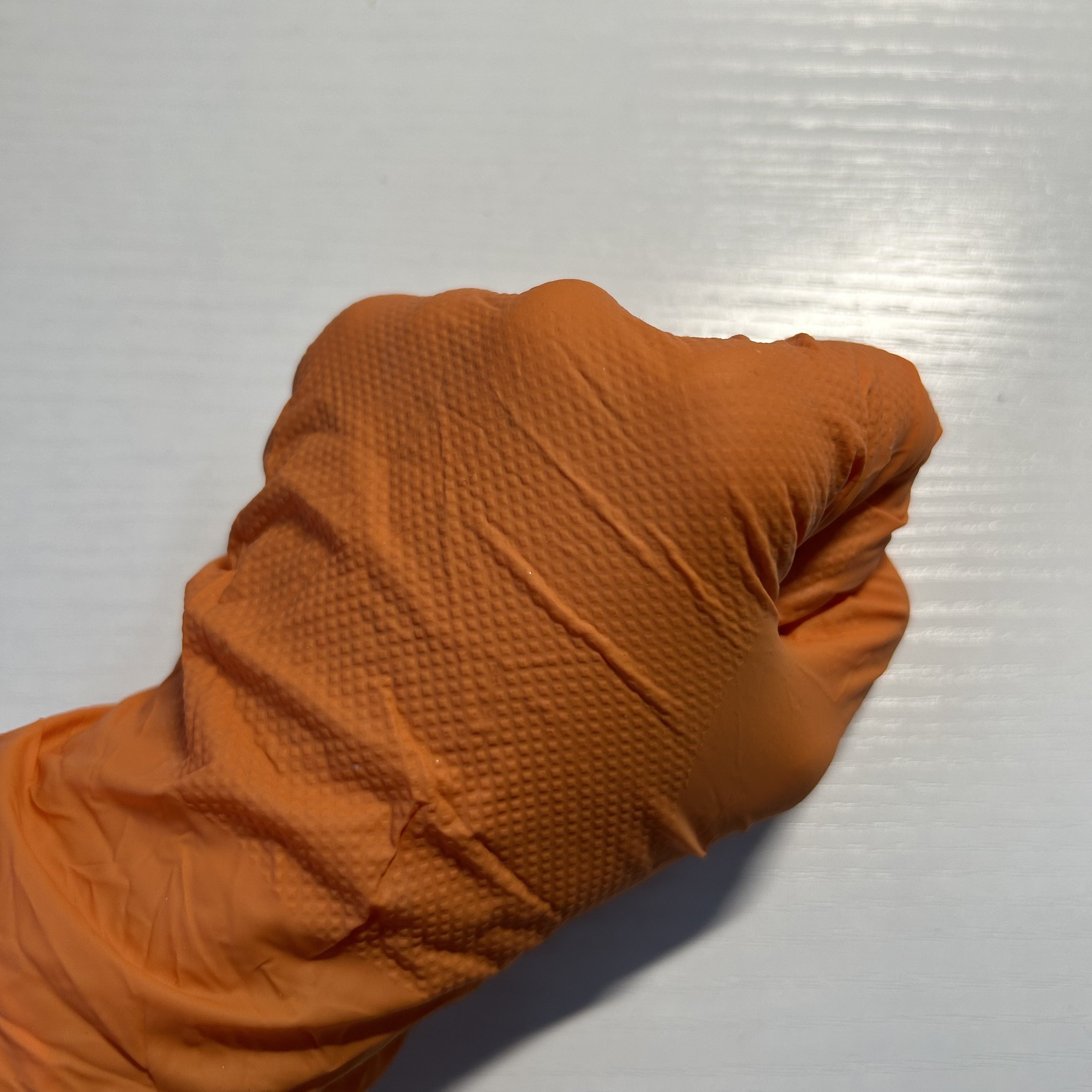 Wholesale price car cleaning room black orange nitrile powder free cleaning use industrial mechanics hand gloves