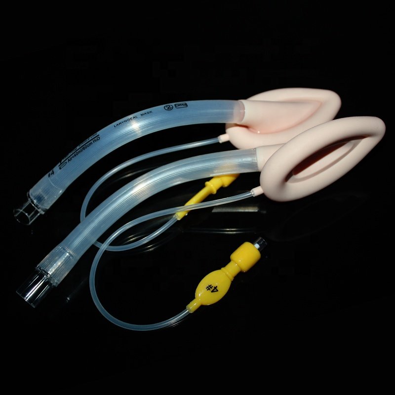OEM ODM reusable silicone laryngeal mask medical grade silicone rubber laryngeal mask airway for operation