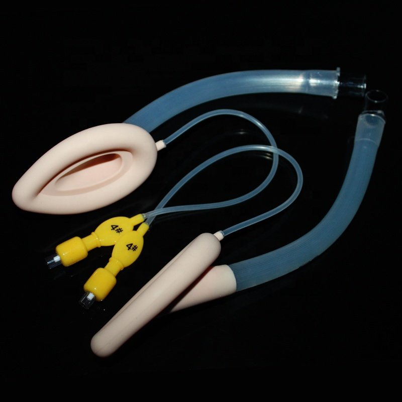 OEM ODM reusable silicone laryngeal mask medical grade silicone rubber laryngeal mask airway for operation