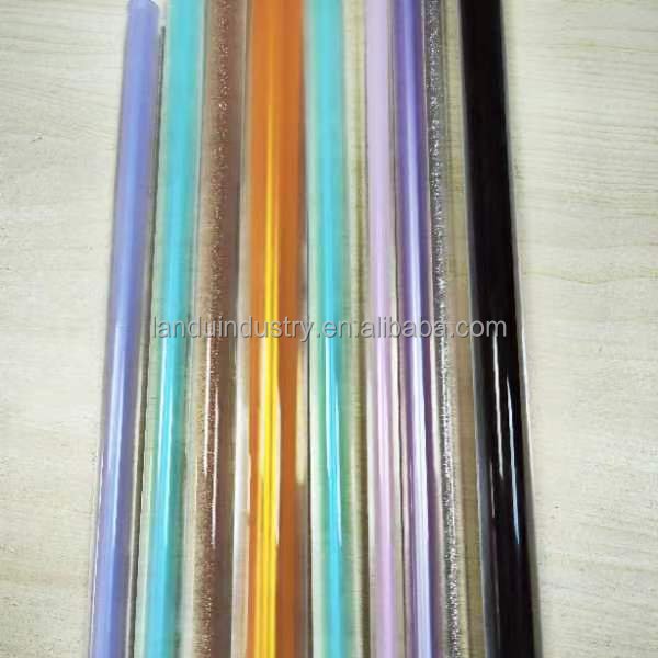 LANDU customized size hot sale plastic Crafts polychrome acrylic bubble rod for decoration