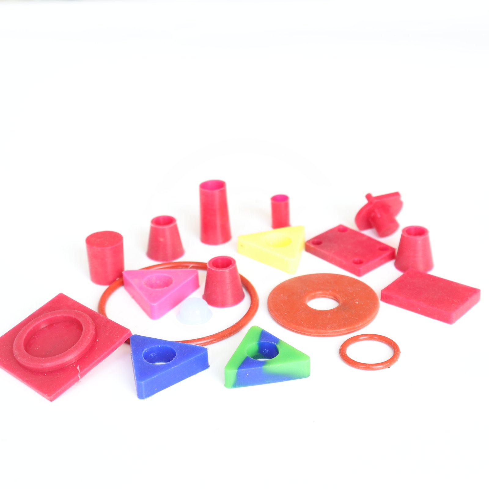 Customized high quality colorful soft silicon rubber parts mold automotive rubber part seal
