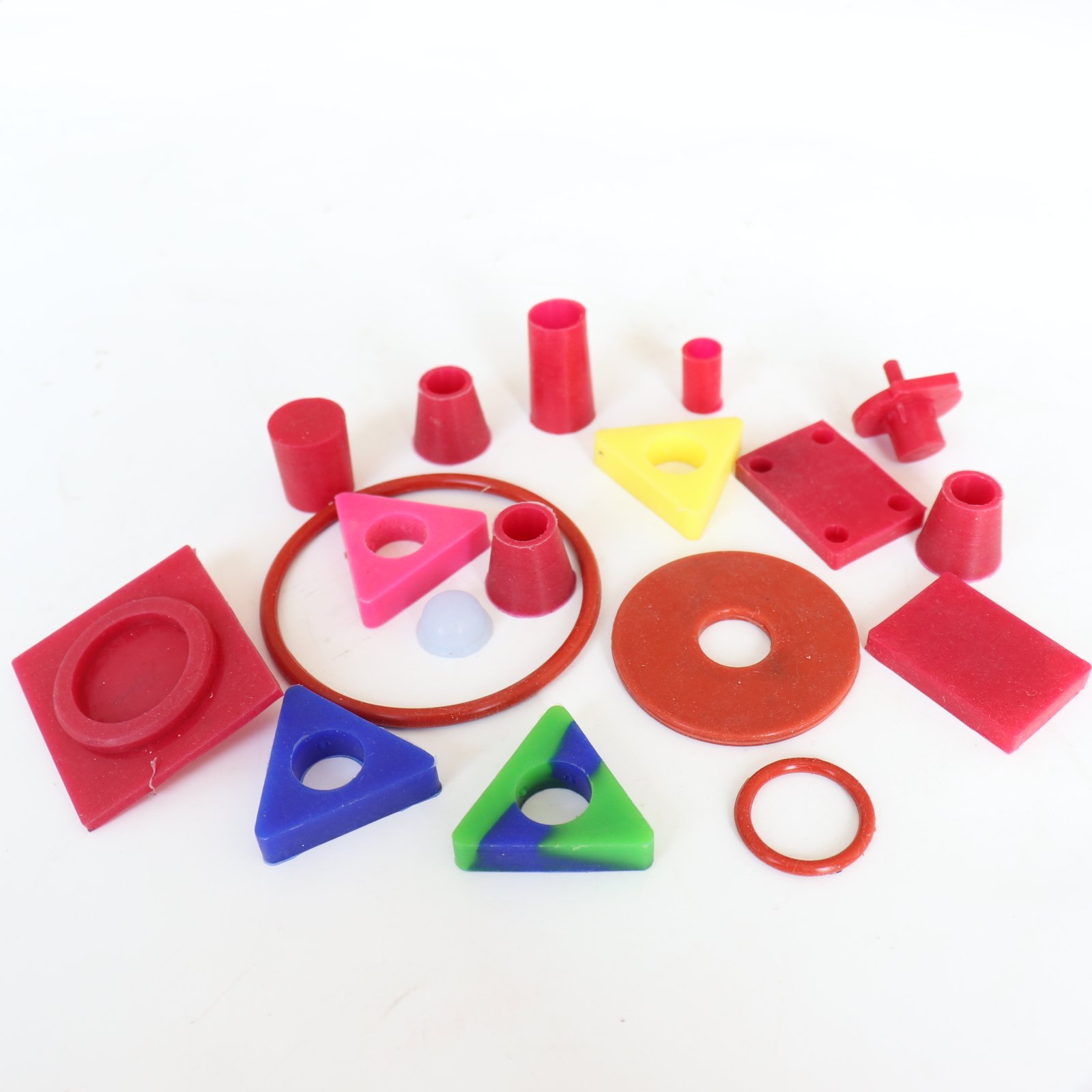 Customized high quality colorful soft silicon rubber parts mold automotive rubber part seal