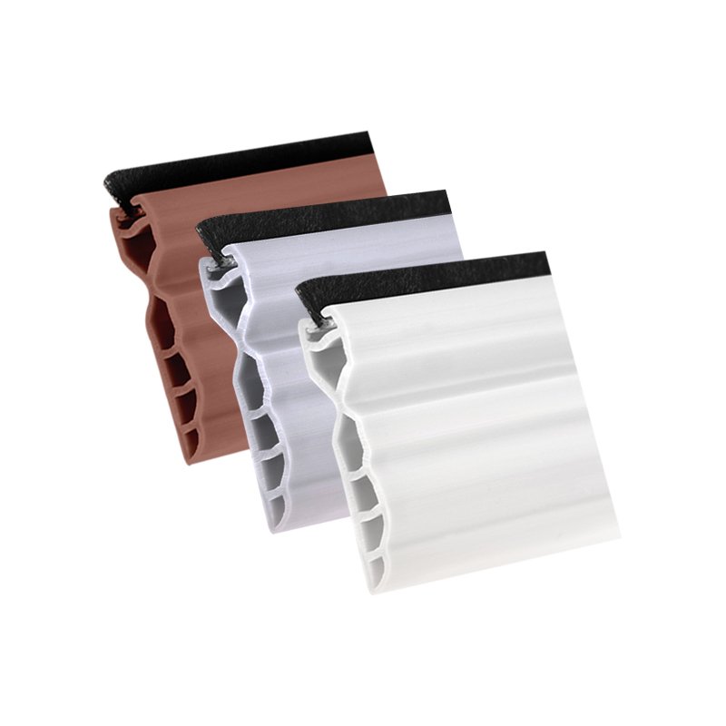 Adjustable door pvc seal strip self adhesive sealing strips brush door seal