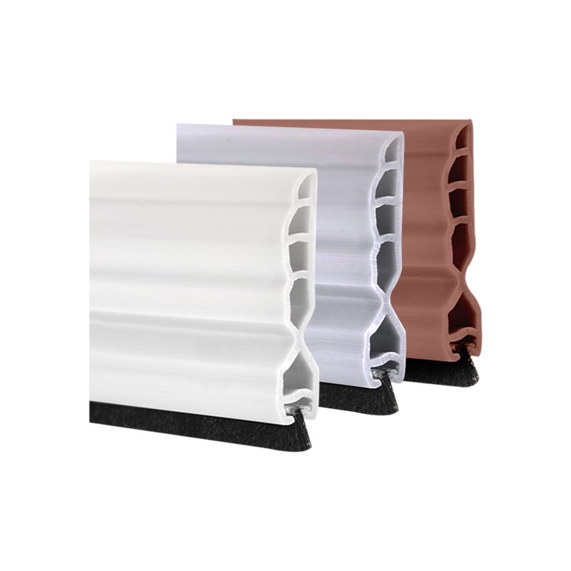 Adjustable door pvc seal strip self adhesive sealing strips brush door seal
