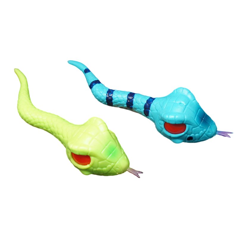 High Quality Simulation Snake Rubber Toys New Products Realistic Stress Long Tail Snake Kids Toys
