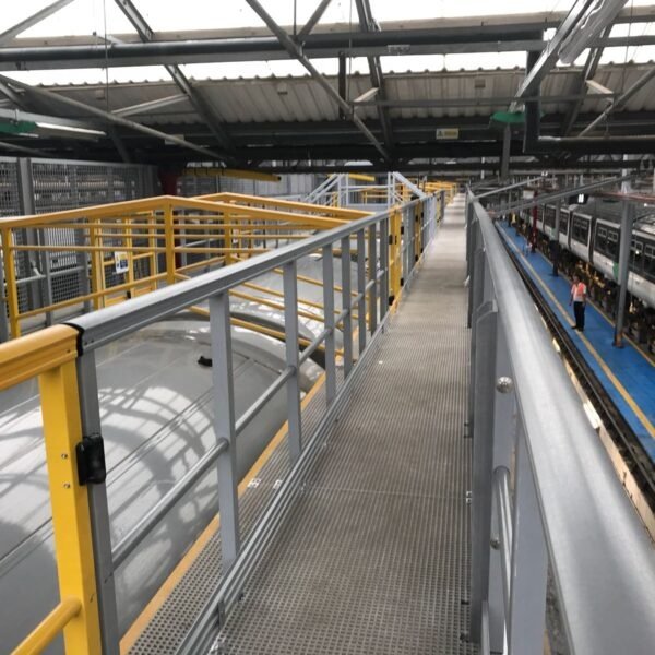 2024 UV resistance outside frp grp fiberglass handrail for platform