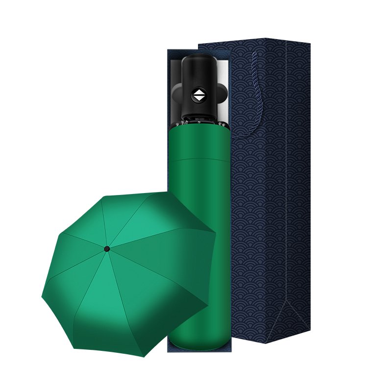 Sun Protection automatic 8 Panels Windproof stainless steel stand umbrella gifts for clients with logo