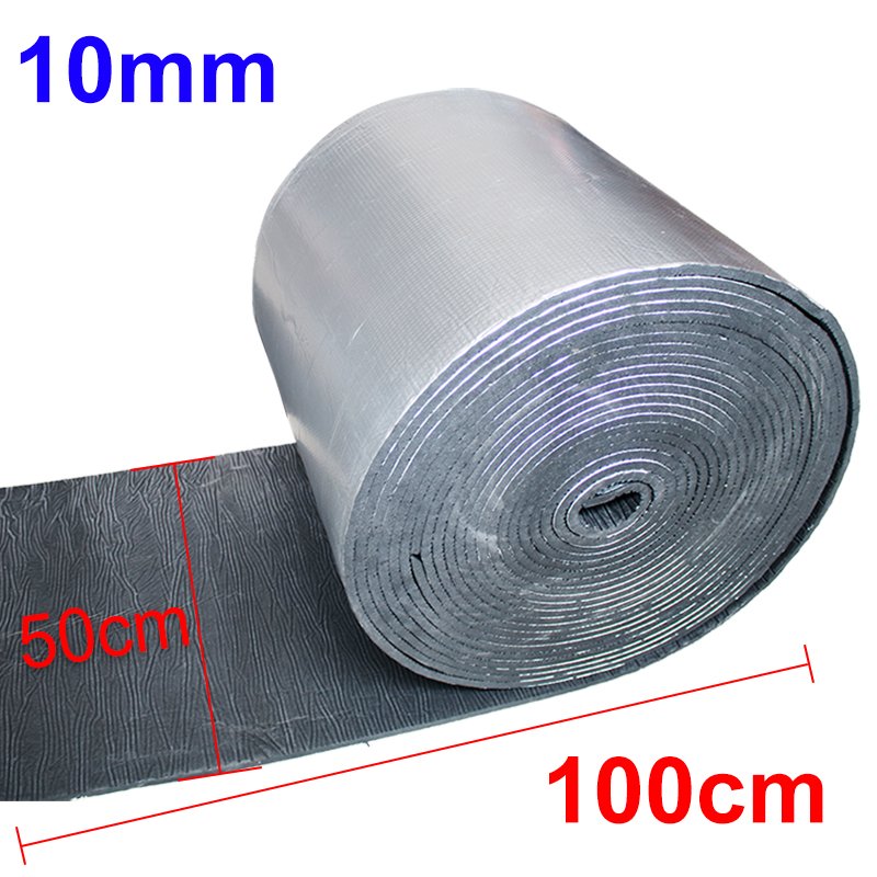 10mm Car Acoustic Thermal Sound Deadener Mat Noise Soundproofing Bonnet Insulation for Hood and Wall Vehicle Tools