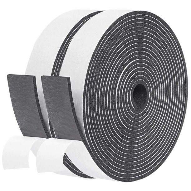Expansions Joints Sealant Weather Stripping Elastomeric Neoprene Rubber Foam Tape For Aircondition
