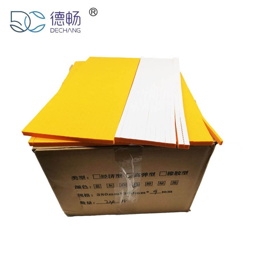 High Elastic Die Ejection Rubber EVA Ejection Rubber Sheet For Flat Die Cutting