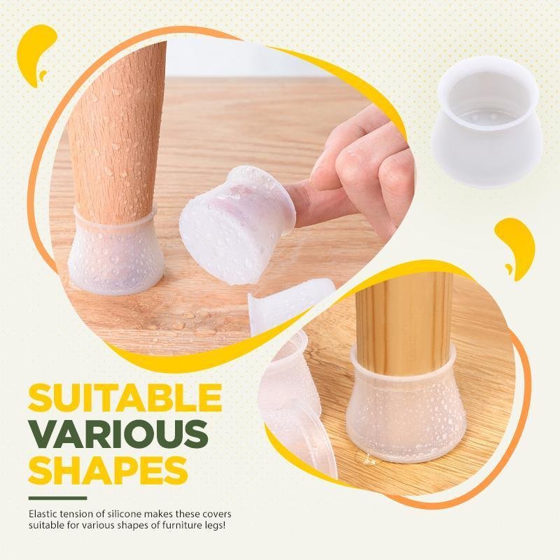Reusable Silicone TPR rubber furniture pads furniture foot cup chair protector