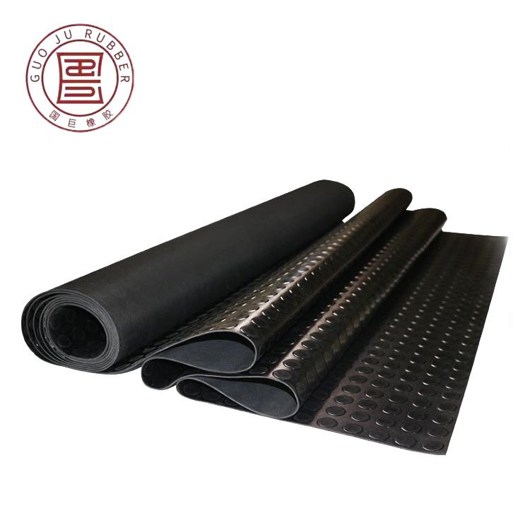 Industrial Paving Mat Rolls Shock Absorbing Wear Resistant Non Slip synthetic black eva rubber sheet