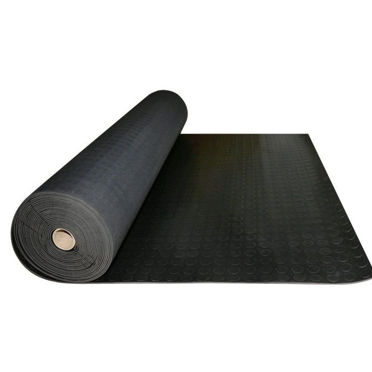 Industrial Paving Mat Rolls Shock Absorbing Wear Resistant Non Slip synthetic black eva rubber sheet