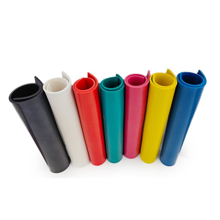 Factory Heat Resistant Acid and Alkali Corrosion and Aging Resistant FKM Fluoro Elastomer Rubber Flooring Mats Sheet