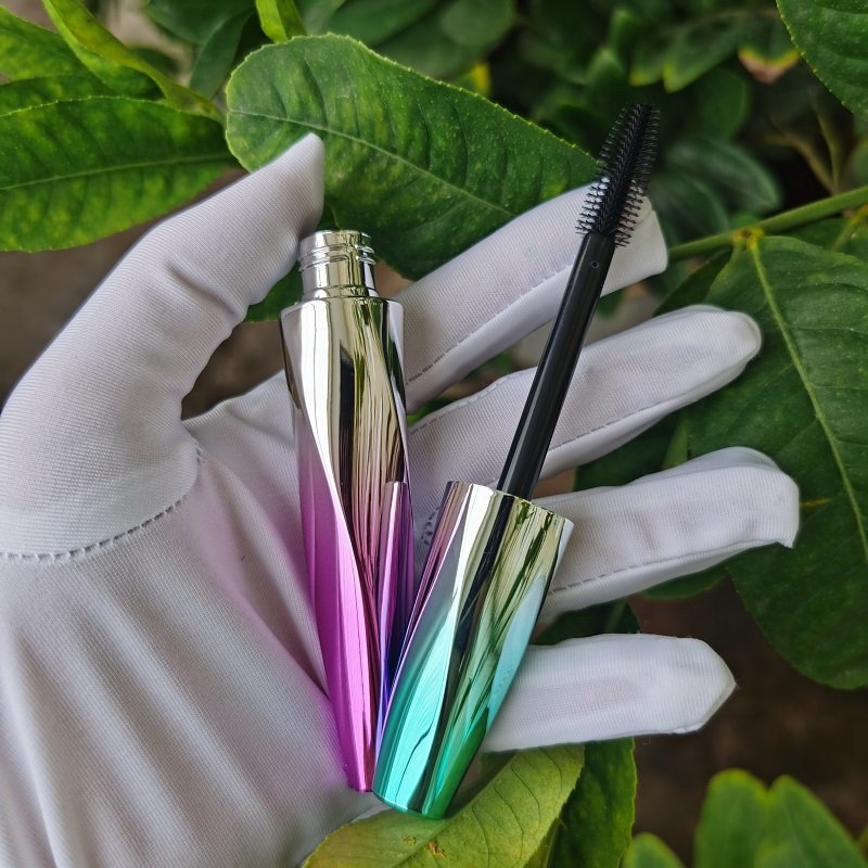 J112 High end and fashionable Makeup Packaging Irregular Shaped Empty Mascara Container Custom 10ml Mascara Bottle