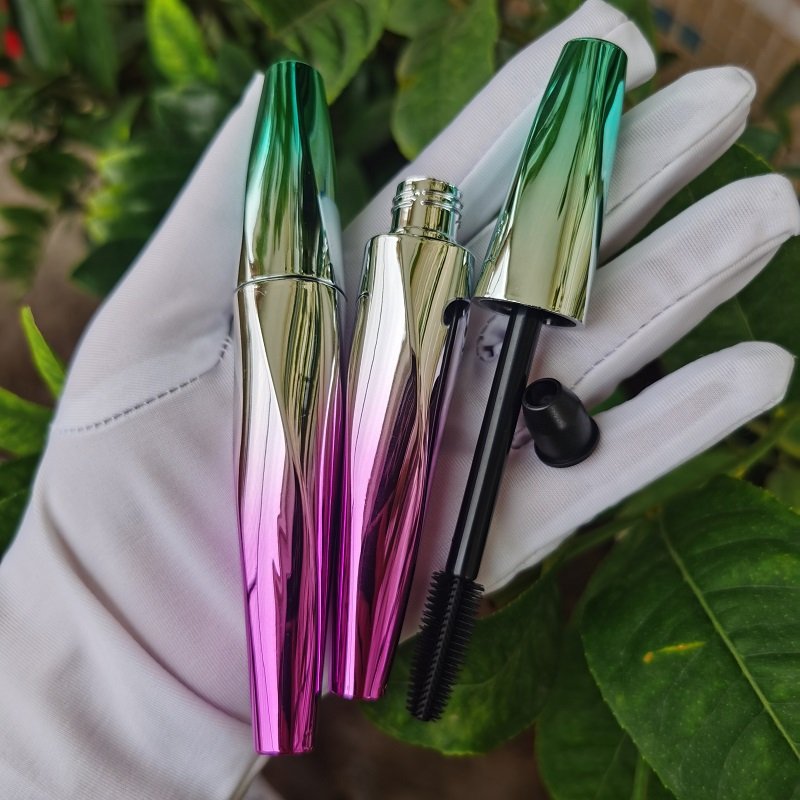 J112 High end and fashionable Makeup Packaging Irregular Shaped Empty Mascara Container Custom 10ml Mascara Bottle