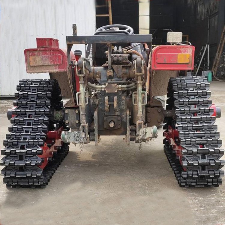 Customized rubber crawler chassis hot selling rubber crawler chassis 1 ton 2 tons triangular crawler chassis factory direct sale
