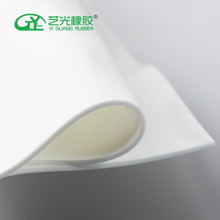 high temperature silicon rubber pad thickness 5 mm silicon rubber pad for food machine