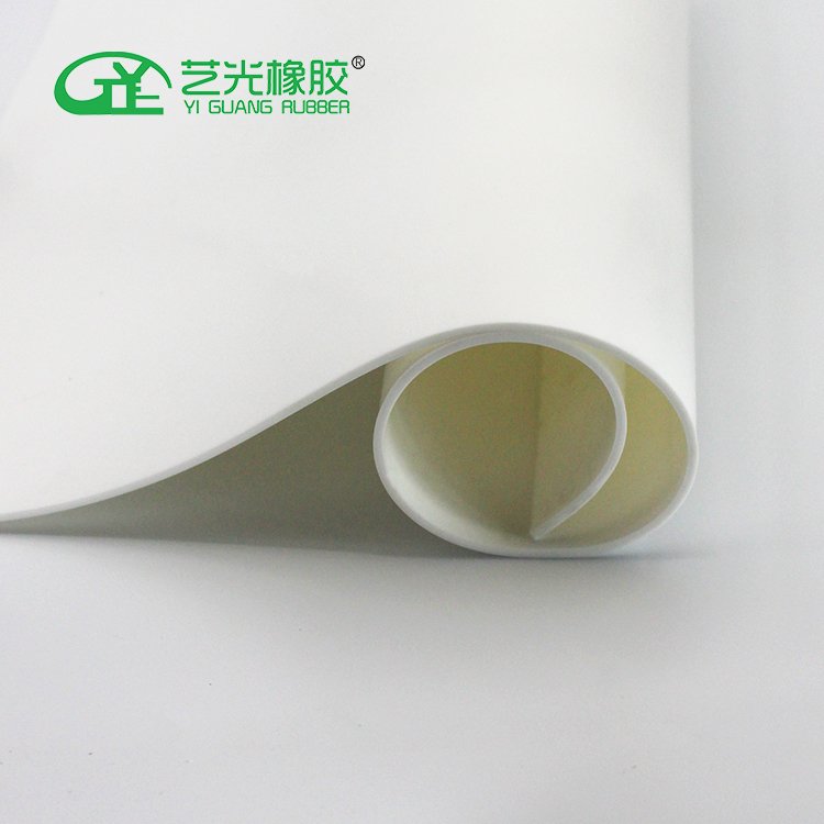 high temperature silicon rubber pad thickness 5 mm silicon rubber pad for food machine