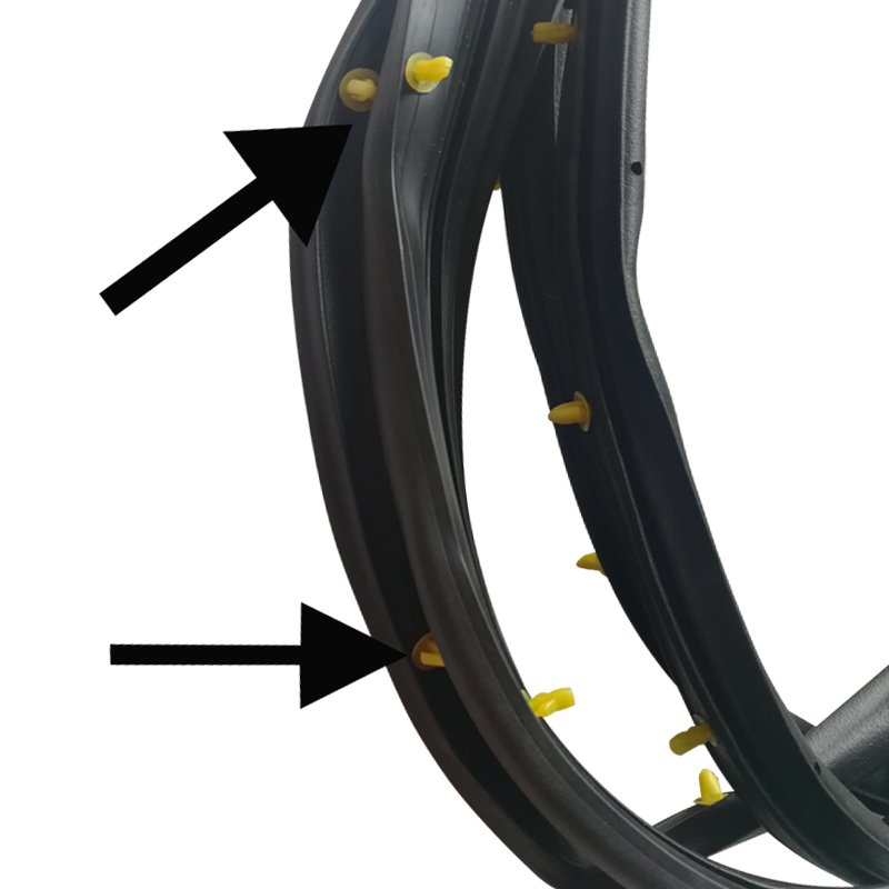 Auto Car parts Door Seals car auto Rubber Door frame Seal Strip Rubber Seal belt can be customized