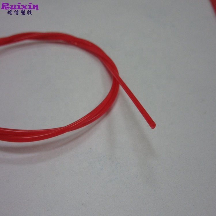 Red leptonema plastic stick thin flexible rod small size