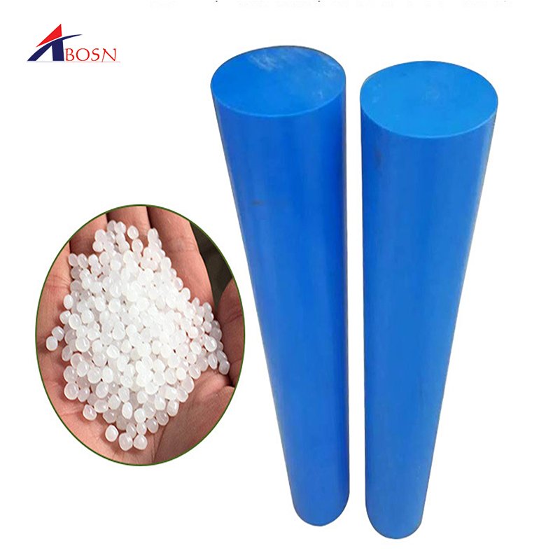 Plastics PE PVC PTFE PA6 Rod Mc Nylon6 Round Bar PE Polyamide Rods