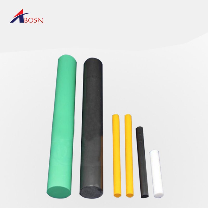 Plastics PE PVC PTFE PA6 Rod Mc Nylon6 Round Bar PE Polyamide Rods