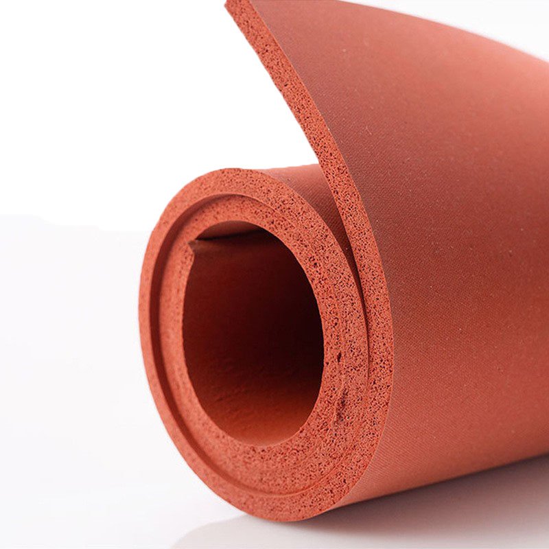 Soft Medium Firm Hardness Sponge Custom Made High Temperature Silicone Rubber Sheet Foam Pad For Heat Press Machine Iron Table