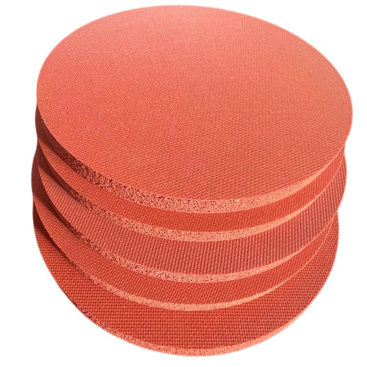 Soft Medium Firm Hardness Sponge Custom Made High Temperature Silicone Rubber Sheet Foam Pad For Heat Press Machine Iron Table