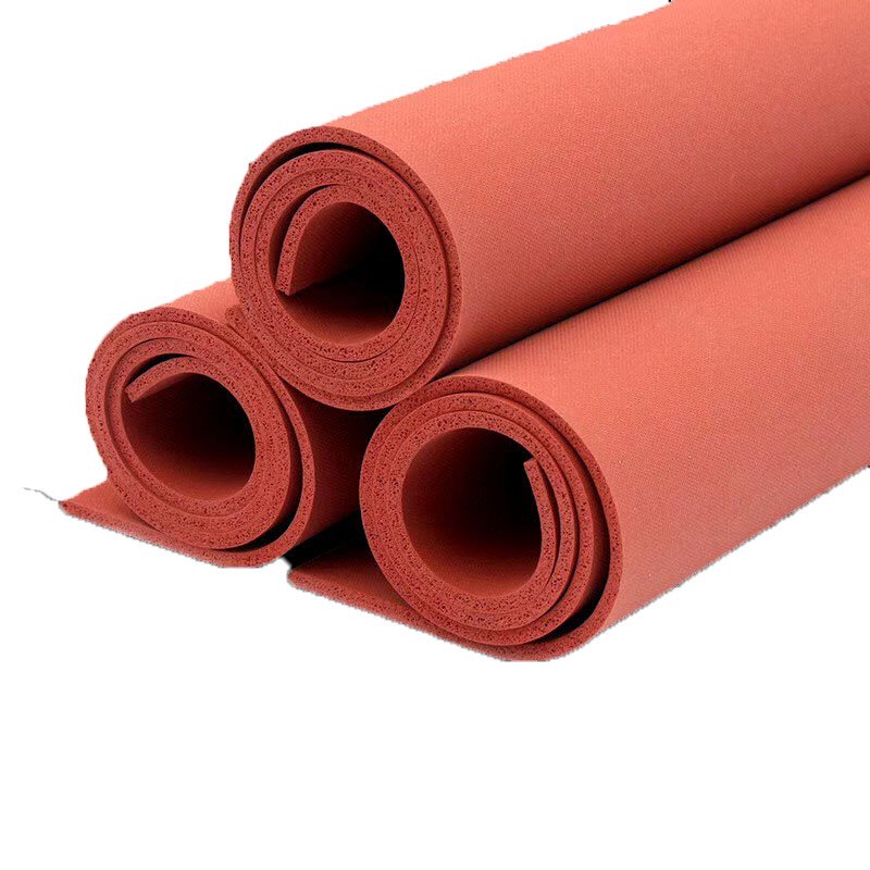 Soft Medium Firm Hardness Sponge Custom Made High Temperature Silicone Rubber Sheet Foam Pad For Heat Press Machine Iron Table