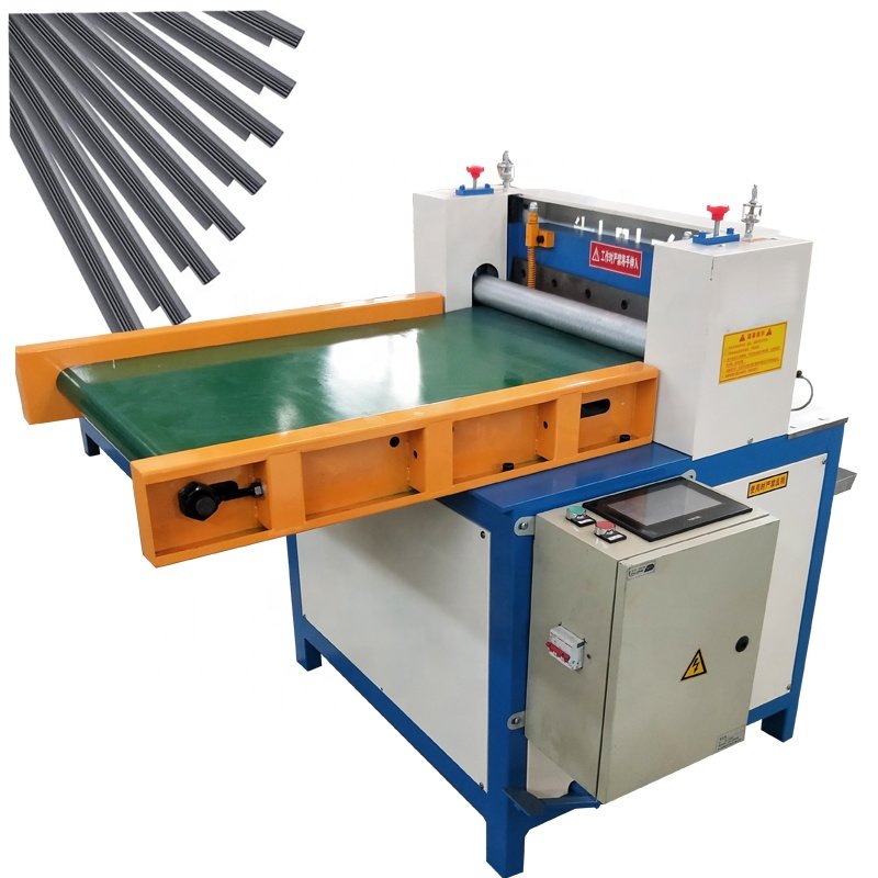 Natural Rubber Processing Machinery Automatic Rubber Band Cutting Machine