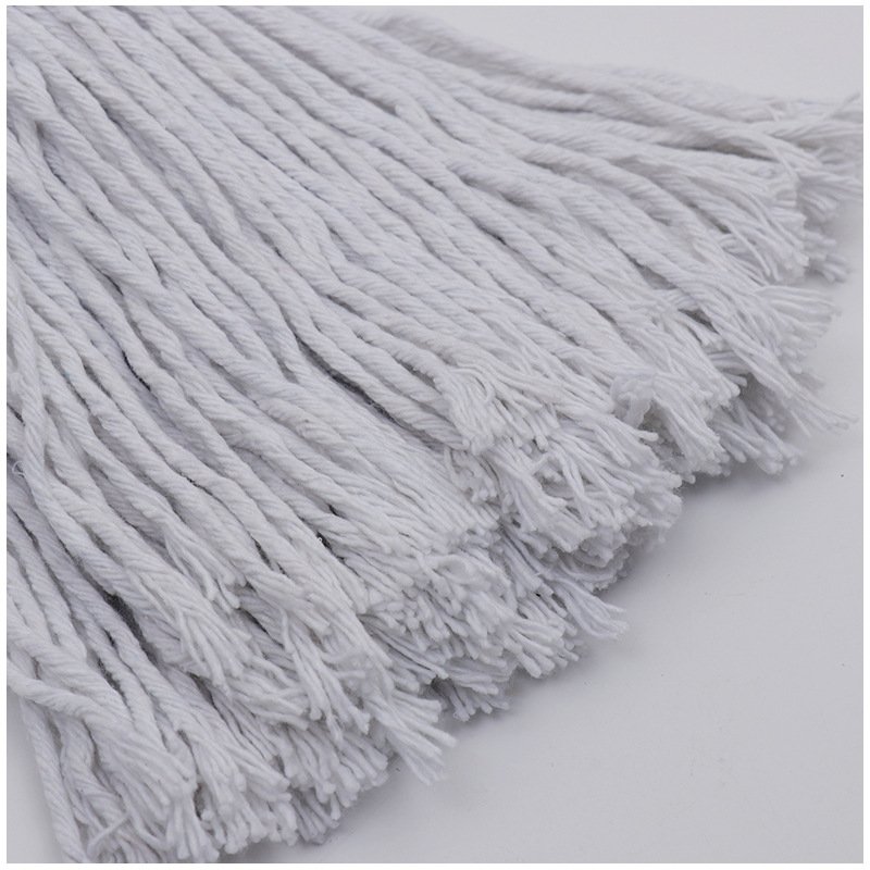 Cheap High Quality 400gm cotton mops Cotton wet Mop head with 260g & 300g plastic clip 70g 130cm length