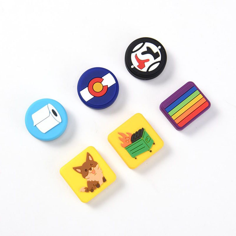 High quality PVC tennis racquet vibration dampener rubber tennis dampeners custom logo