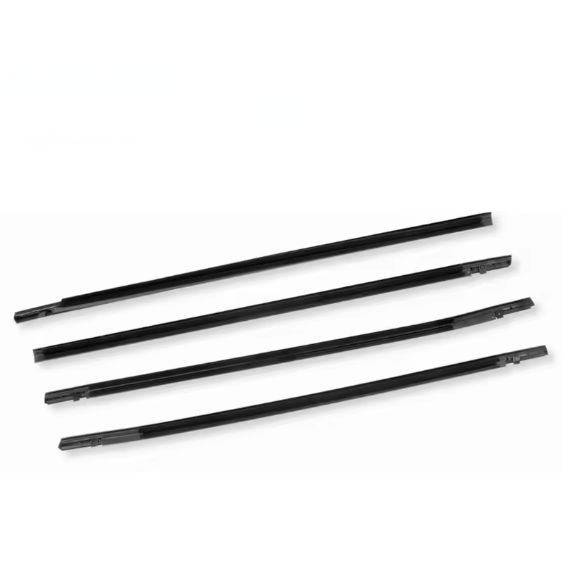 4 Pcs Car Outer Door Window Moulding Trim Weatherstrip Seal Belt Compatible for Hyundai Verna 2010-2017