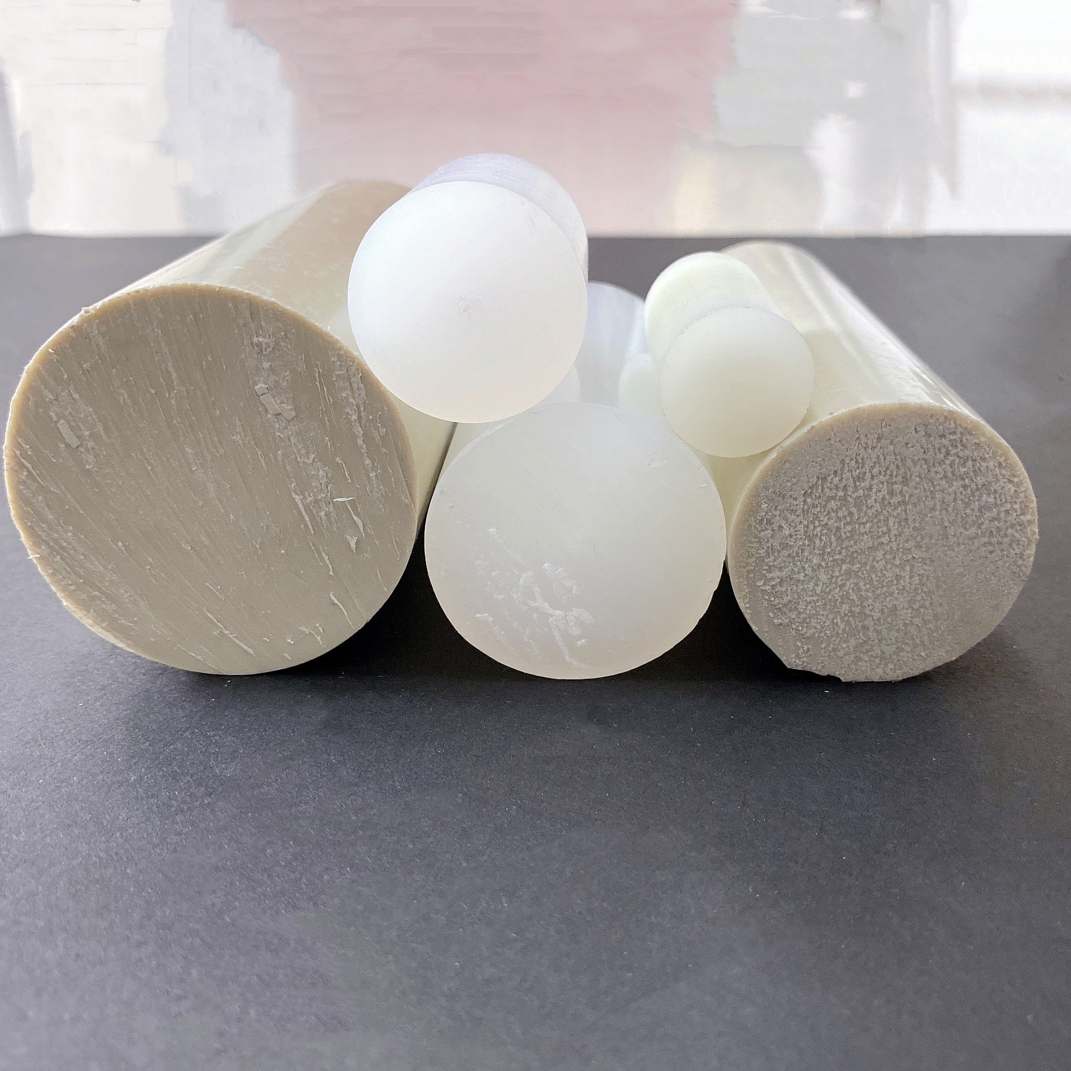 Factory Nylon Round Bar Pp Plastic Rod Diameter 2 to 40mm Industrial Grade Resin Rod Polypropylene Round Rod