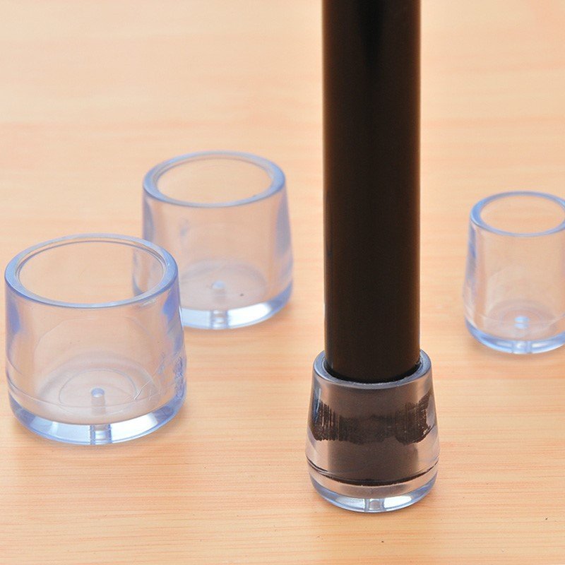 16-Pack Non Slip Leg Tips Furniture Grippers Pads Floor Protector Sofa Rubber Chair Feet Table Leg Caps Round Cover Feet