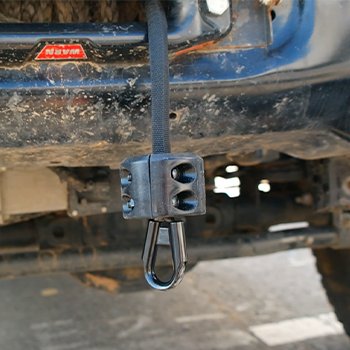 Custom Made ATV UTV Off-Road Winch Cable Hook with Rubber Stopper New Condition Synthetic Winch Rope
