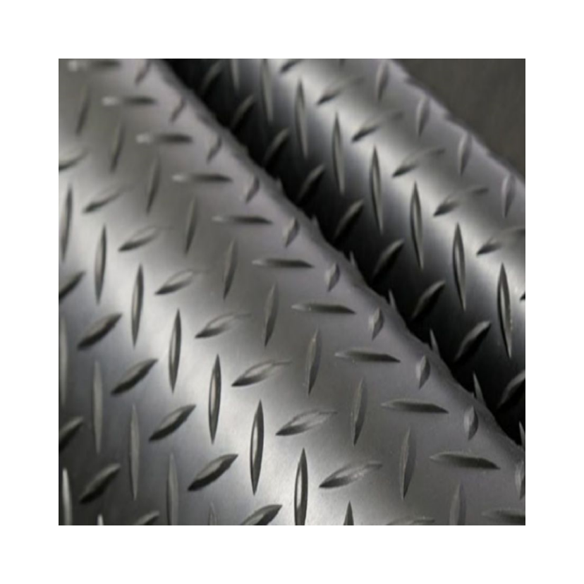 Anti Slip 3mm 6mm Pattern Willow Leaf Rubber Floor Sheet Mat