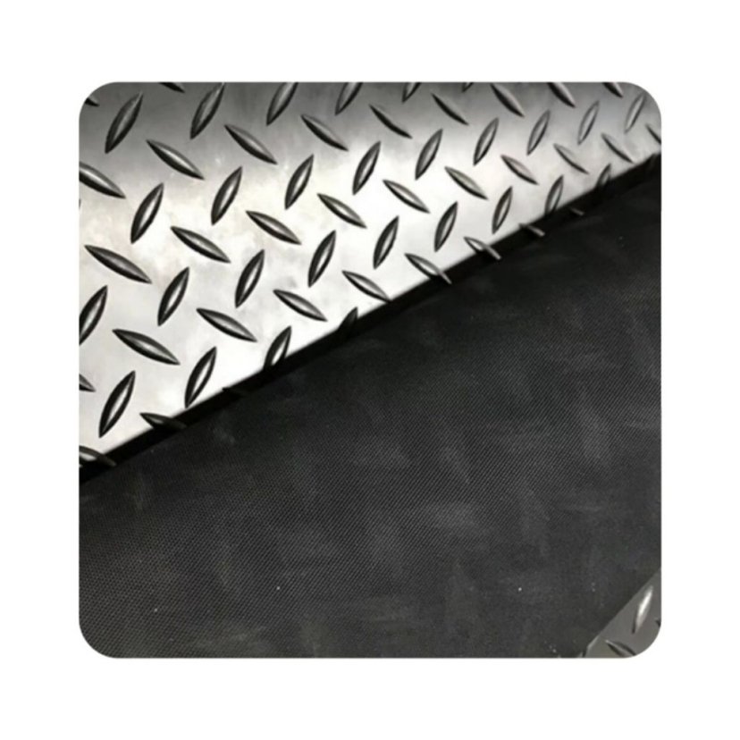 Anti Slip 3mm 6mm Pattern Willow Leaf Rubber Floor Sheet Mat