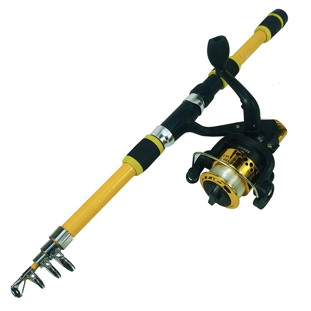 2024 New style 1.8m 2.1m 2.4m 2.7m 3.0m 3.6m kids fishing rod and reel combo full other lure set