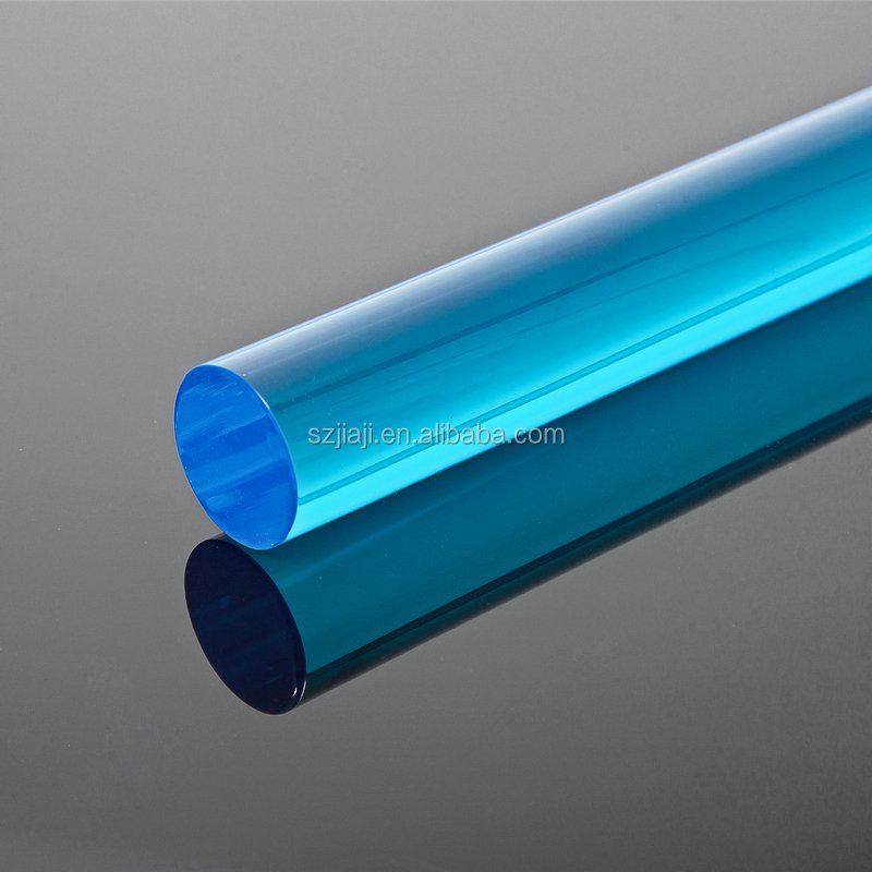 transparent polymethylmethacrylate PMMA acrylic round rod