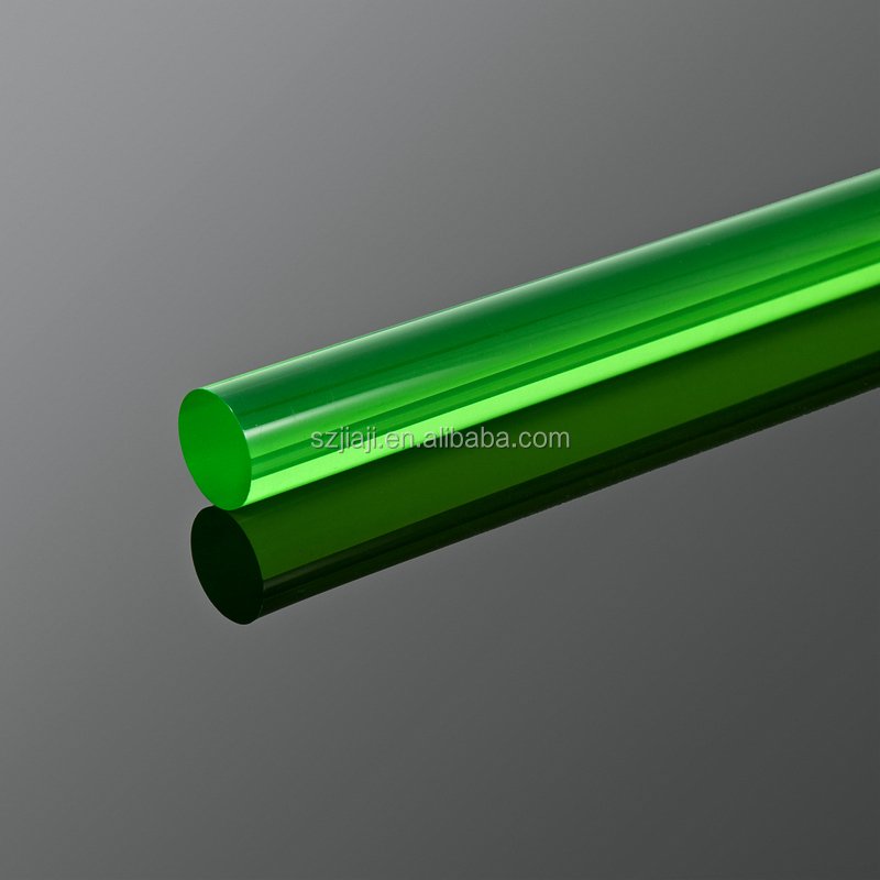 transparent polymethylmethacrylate PMMA acrylic round rod