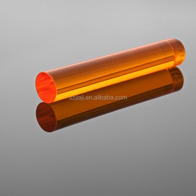 transparent polymethylmethacrylate PMMA acrylic round rod