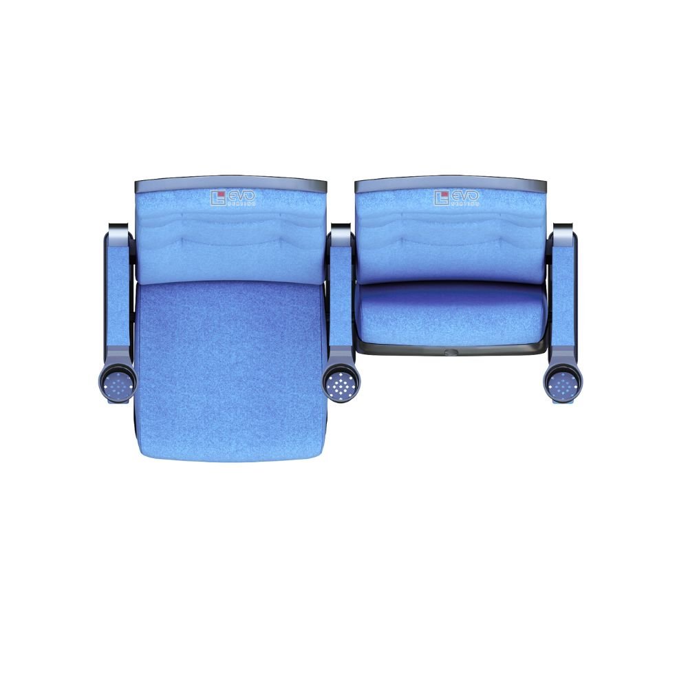 Hot Selling Modern Design Commercial Folding Auditorium Chair with Plastic Cup Holder Church Cinema School Theater Movie Halls