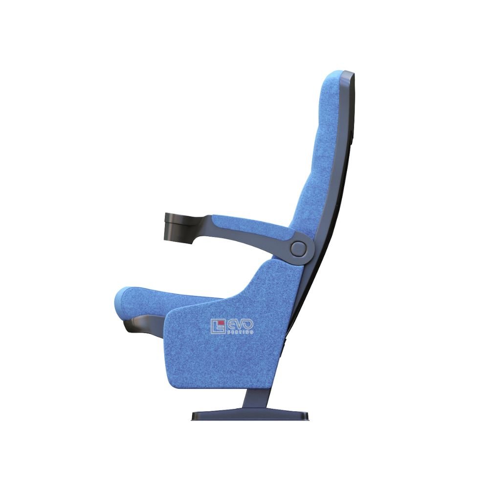 Hot Selling Modern Design Commercial Folding Auditorium Chair with Plastic Cup Holder Church Cinema School Theater Movie Halls