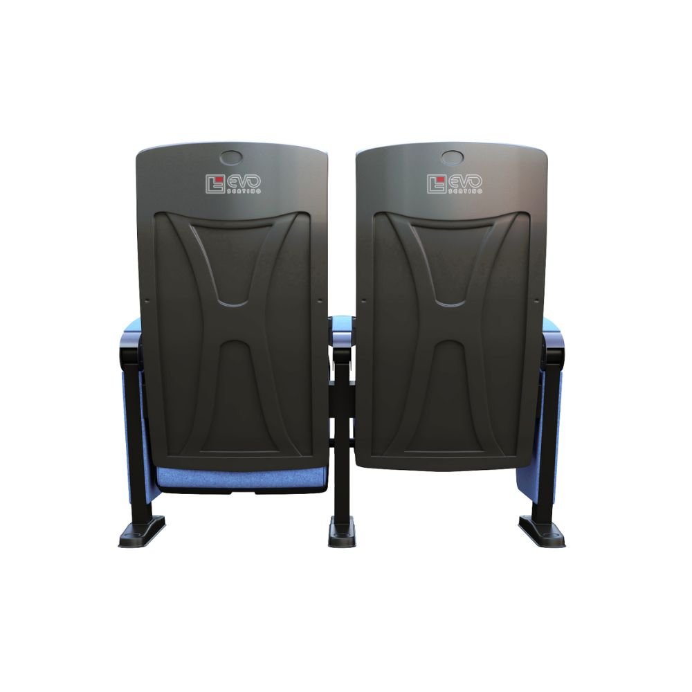Hot Selling Modern Design Commercial Folding Auditorium Chair with Plastic Cup Holder Church Cinema School Theater Movie Halls